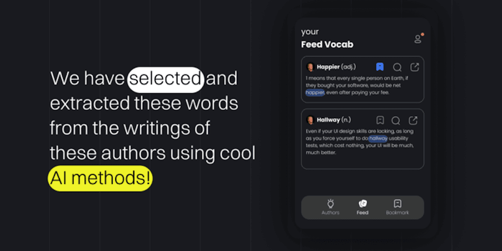 Introducing WordMentor: Learn Vocabularies from Popular Authors